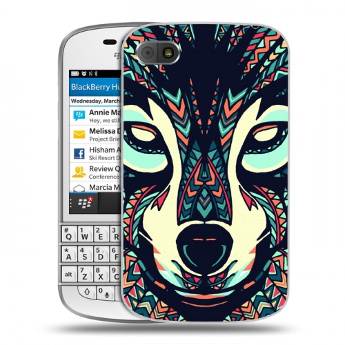 Дизайнерский пластиковый чехол для BlackBerry Q10 Животные ацтеков