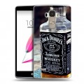 Дизайнерский силиконовый чехол для LG G4 Stylus Jack Daniels