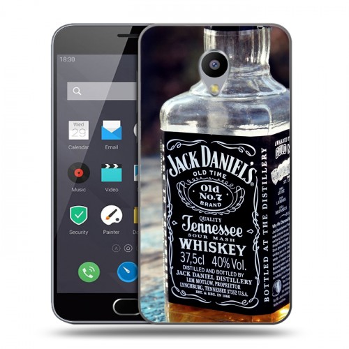 Дизайнерский пластиковый чехол для Meizu M2 Note Jack Daniels