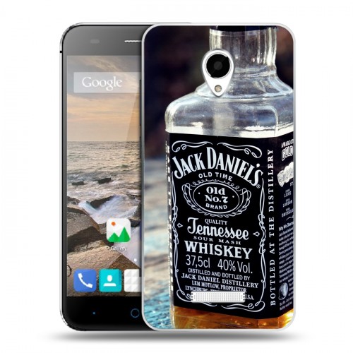 Дизайнерский силиконовый чехол для Micromax Canvas Spark Jack Daniels