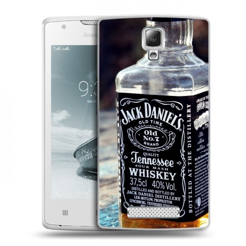 Дизайнерский пластиковый чехол для Lenovo A1000 Jack Daniels