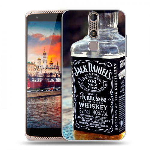 Дизайнерский пластиковый чехол для ZTE Axon Mini Jack Daniels