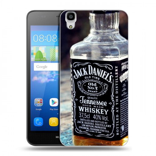 Дизайнерский пластиковый чехол для Huawei Y6 Jack Daniels