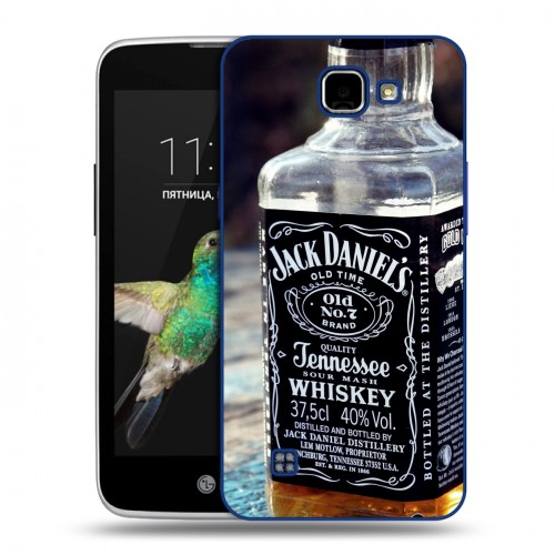 Дизайнерский пластиковый чехол для LG K4 Jack Daniels