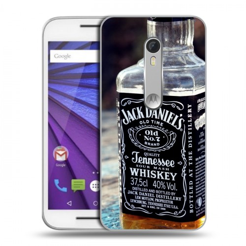 Дизайнерский пластиковый чехол для Lenovo Moto G Jack Daniels