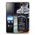 Дизайнерский пластиковый чехол для Sony Xperia TX Jack Daniels