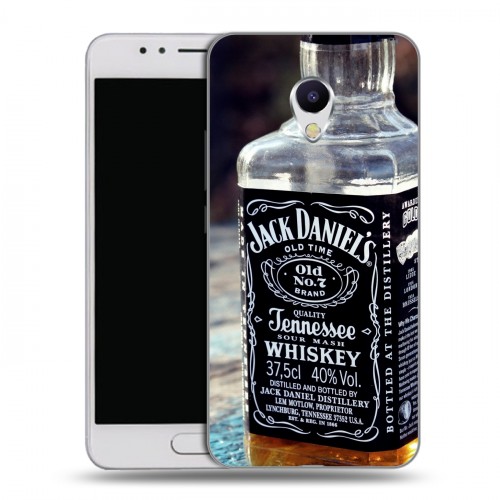 Дизайнерский силиконовый чехол для Meizu M5s Jack Daniels