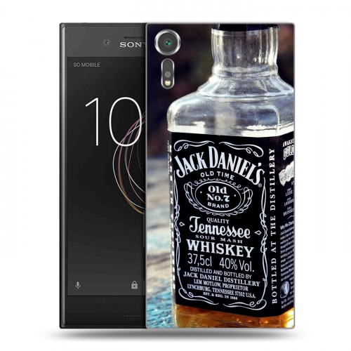 Дизайнерский пластиковый чехол для Sony Xperia XZs Jack Daniels