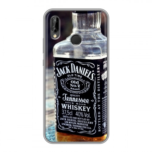 Дизайнерский силиконовый чехол для Huawei P20 Lite Jack Daniels