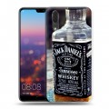 Дизайнерский силиконовый чехол для Huawei P20 Jack Daniels
