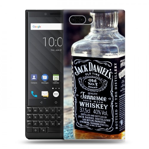 Дизайнерский пластиковый чехол для BlackBerry KEY2 Jack Daniels