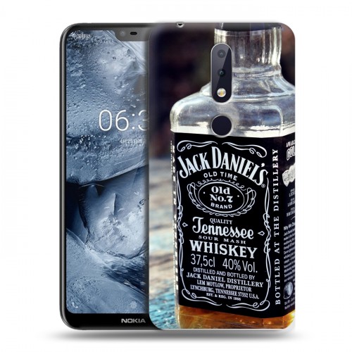 Дизайнерский пластиковый чехол для Nokia 6.1 Plus Jack Daniels