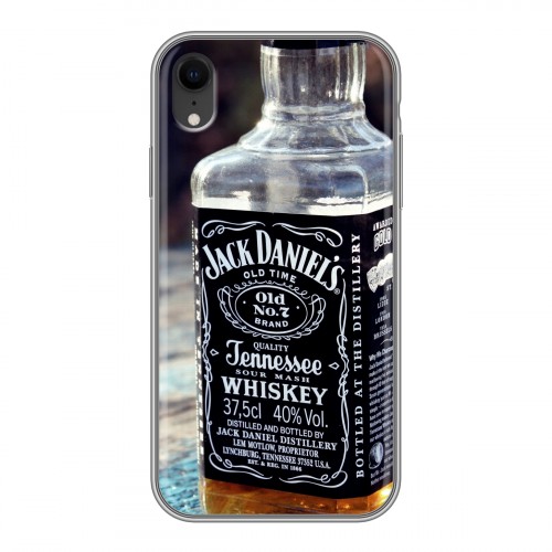 Дизайнерский силиконовый чехол для Iphone Xr Jack Daniels