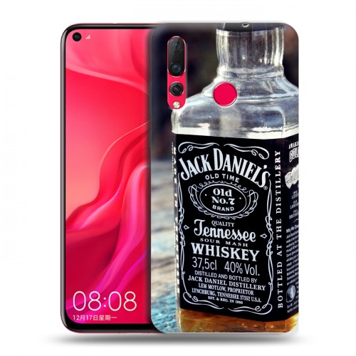 Дизайнерский пластиковый чехол для Huawei Nova 4 Jack Daniels