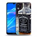 Дизайнерский пластиковый чехол для Huawei Y6 (2019) Jack Daniels