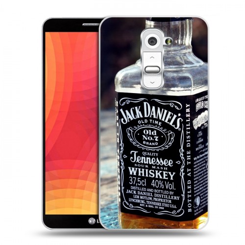 Дизайнерский пластиковый чехол для LG Optimus G2 Jack Daniels