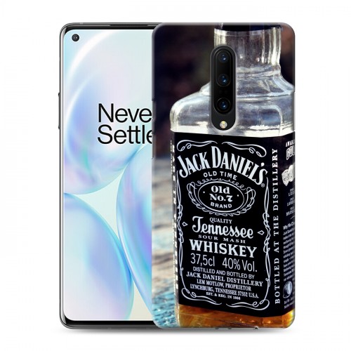 Дизайнерский пластиковый чехол для OnePlus 8 Jack Daniels