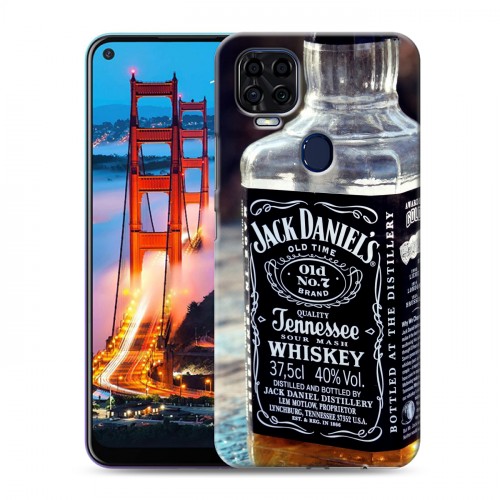 Дизайнерский пластиковый чехол для ZTE Blade V2020 Jack Daniels