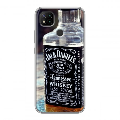 Дизайнерский силиконовый чехол для Xiaomi RedMi 9C Jack Daniels