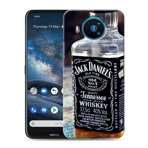 Дизайнерский силиконовый чехол для Nokia 8.3 Jack Daniels