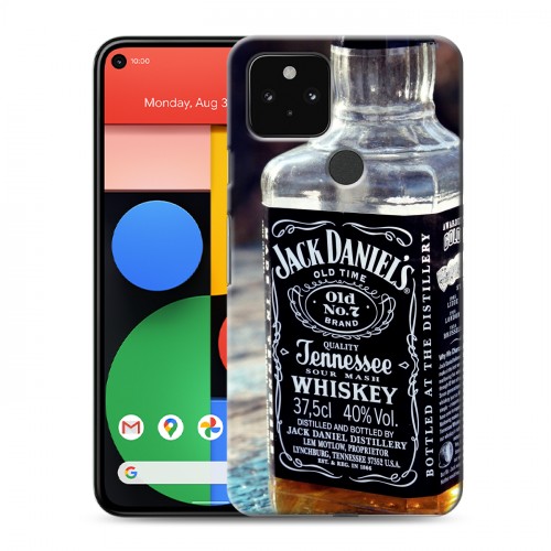 Дизайнерский пластиковый чехол для Google Pixel 5 Jack Daniels