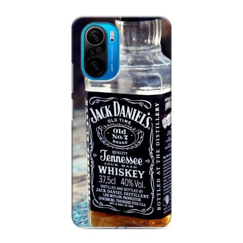 Дизайнерский силиконовый чехол для Xiaomi Poco F3 Jack Daniels