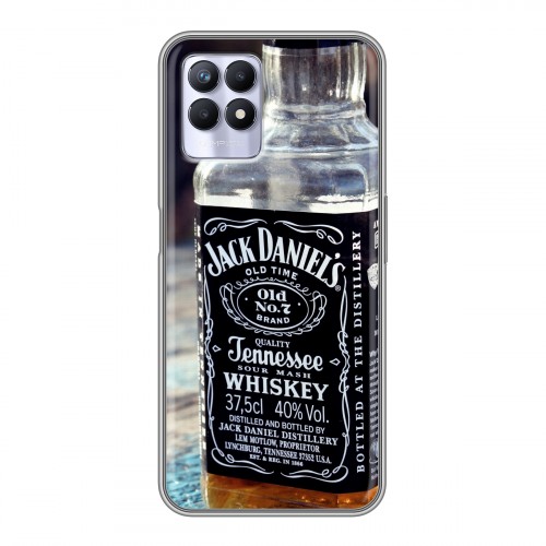 Дизайнерский силиконовый чехол для Realme 8i Jack Daniels