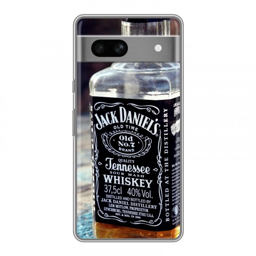 Дизайнерский силиконовый чехол для Google Pixel 7A Jack Daniels