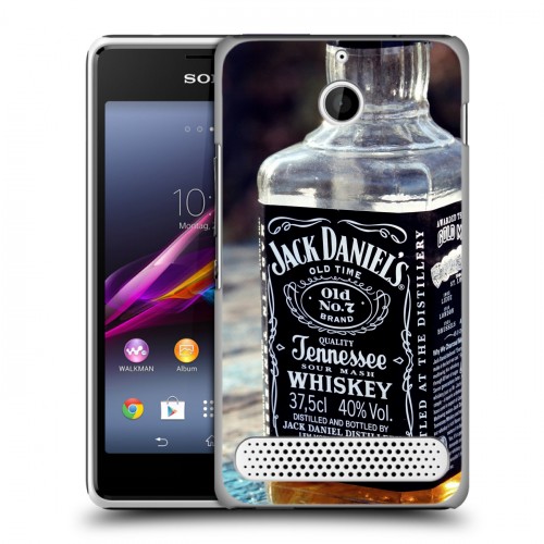 Дизайнерский силиконовый чехол для Sony Xperia E1 Jack Daniels