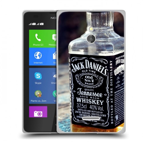 Дизайнерский силиконовый чехол для Nokia XL Jack Daniels