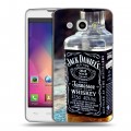 Дизайнерский пластиковый чехол для LG L60 Jack Daniels