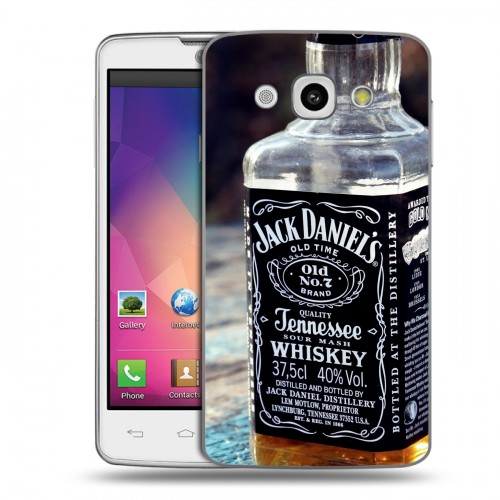 Дизайнерский пластиковый чехол для LG L60 Jack Daniels