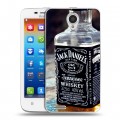 Дизайнерский пластиковый чехол для Lenovo S650 Ideaphone Jack Daniels