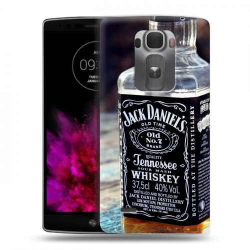 Дизайнерский пластиковый чехол для LG G Flex 2 Jack Daniels