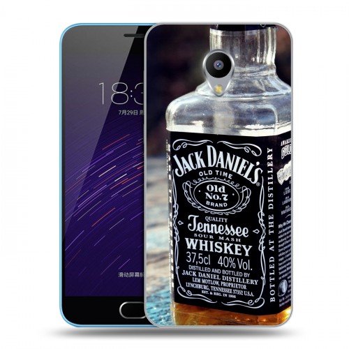 Дизайнерский пластиковый чехол для Meizu M1 Jack Daniels