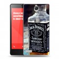 Дизайнерский пластиковый чехол для Xiaomi RedMi Note Jack Daniels