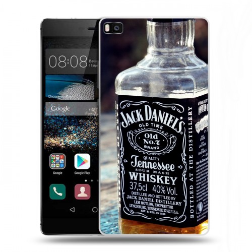 Дизайнерский пластиковый чехол для Huawei P8 Jack Daniels