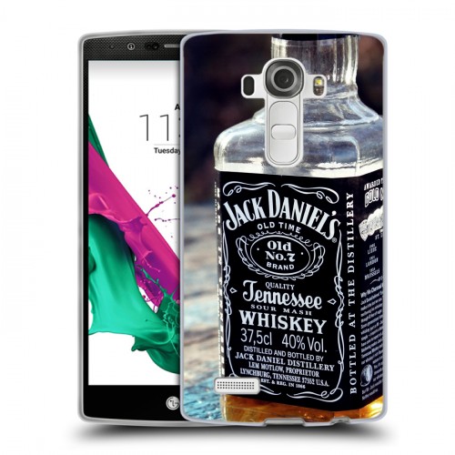 Дизайнерский пластиковый чехол для LG G4 Jack Daniels