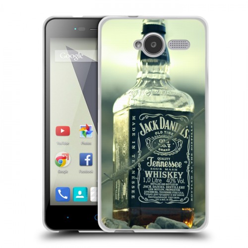 Дизайнерский пластиковый чехол для ZTE Blade L3 Jack Daniels