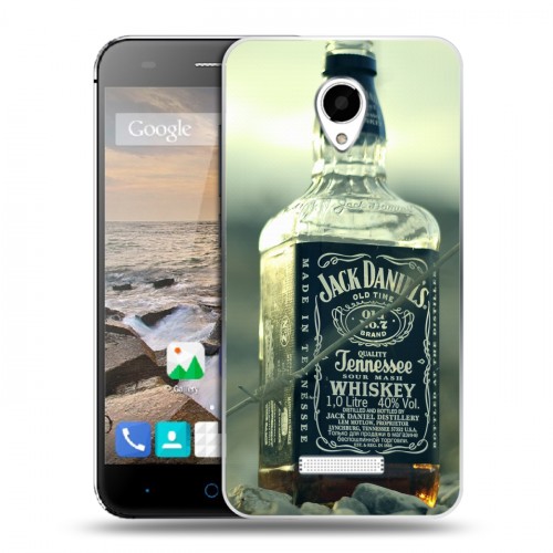 Дизайнерский силиконовый чехол для Micromax Canvas Spark Jack Daniels