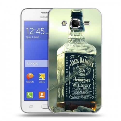 Дизайнерский силиконовый чехол для Samsung Galaxy J7 Jack Daniels