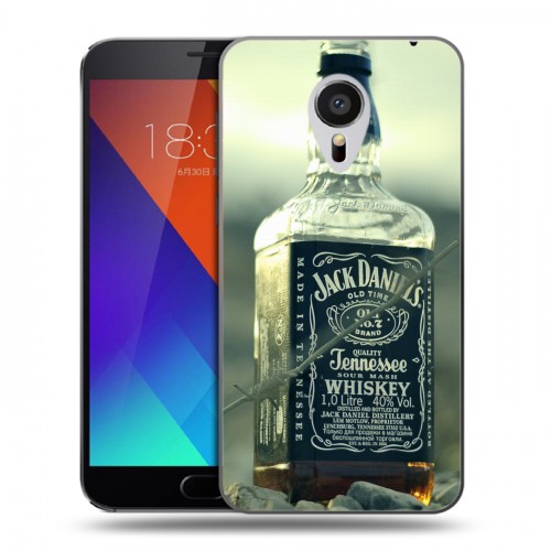 Дизайнерский пластиковый чехол для Meizu MX5 Jack Daniels