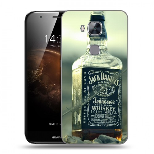 Дизайнерский пластиковый чехол для Huawei G8 Jack Daniels