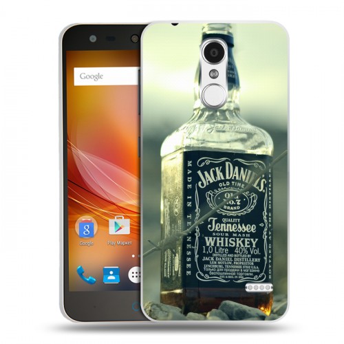 Дизайнерский пластиковый чехол для ZTE Blade X5 Jack Daniels