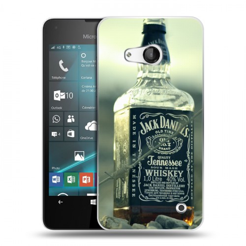 Дизайнерский пластиковый чехол для Microsoft Lumia 550 Jack Daniels