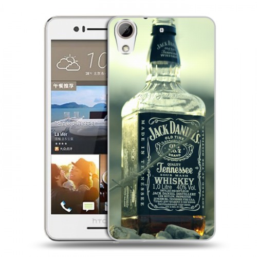 Дизайнерский пластиковый чехол для HTC Desire 728 Jack Daniels
