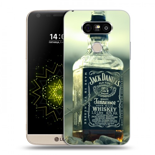 Дизайнерский пластиковый чехол для LG G5 Jack Daniels