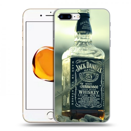 Дизайнерский пластиковый чехол для Iphone 7 Plus / 8 Plus Jack Daniels