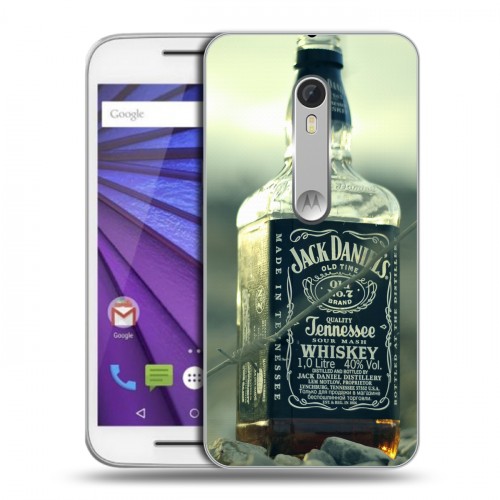 Дизайнерский пластиковый чехол для Lenovo Moto G Jack Daniels