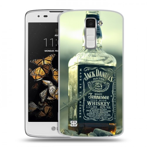 Дизайнерский пластиковый чехол для LG K8 Jack Daniels